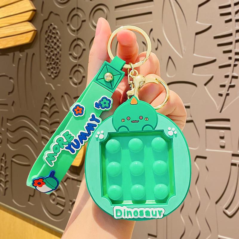 

Animal Cute Cartoon Keychains Pvc Alloy Stress Relief Toys Perfect Gifts For Dinosaur