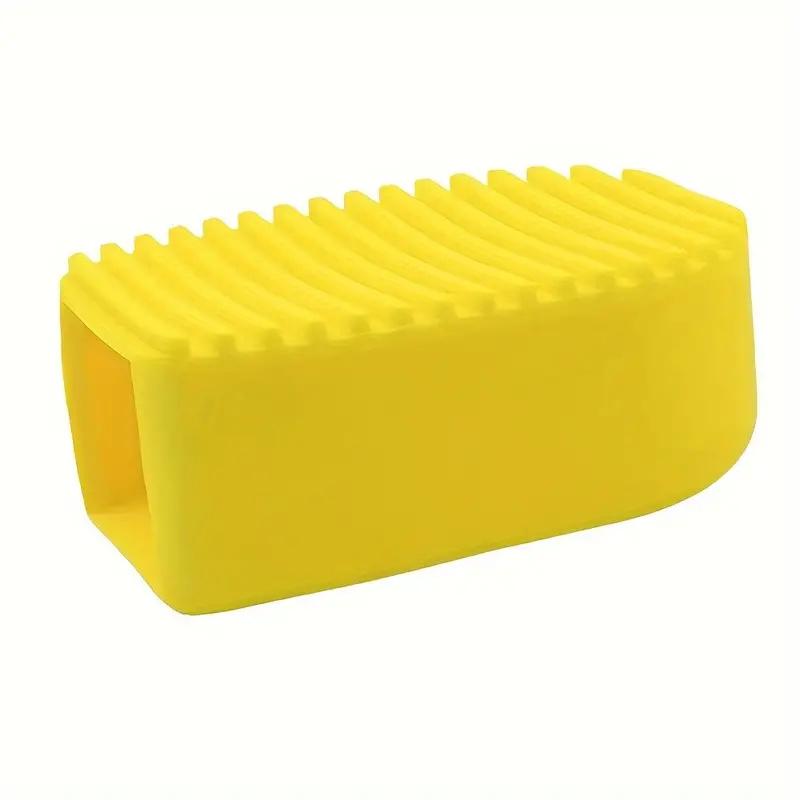 1pc Candy Color Silicone Mini Washboard For Collars Cuffs Non-Slip Flexible Washboard Convenient Scrub Brush Bathroom Supplies