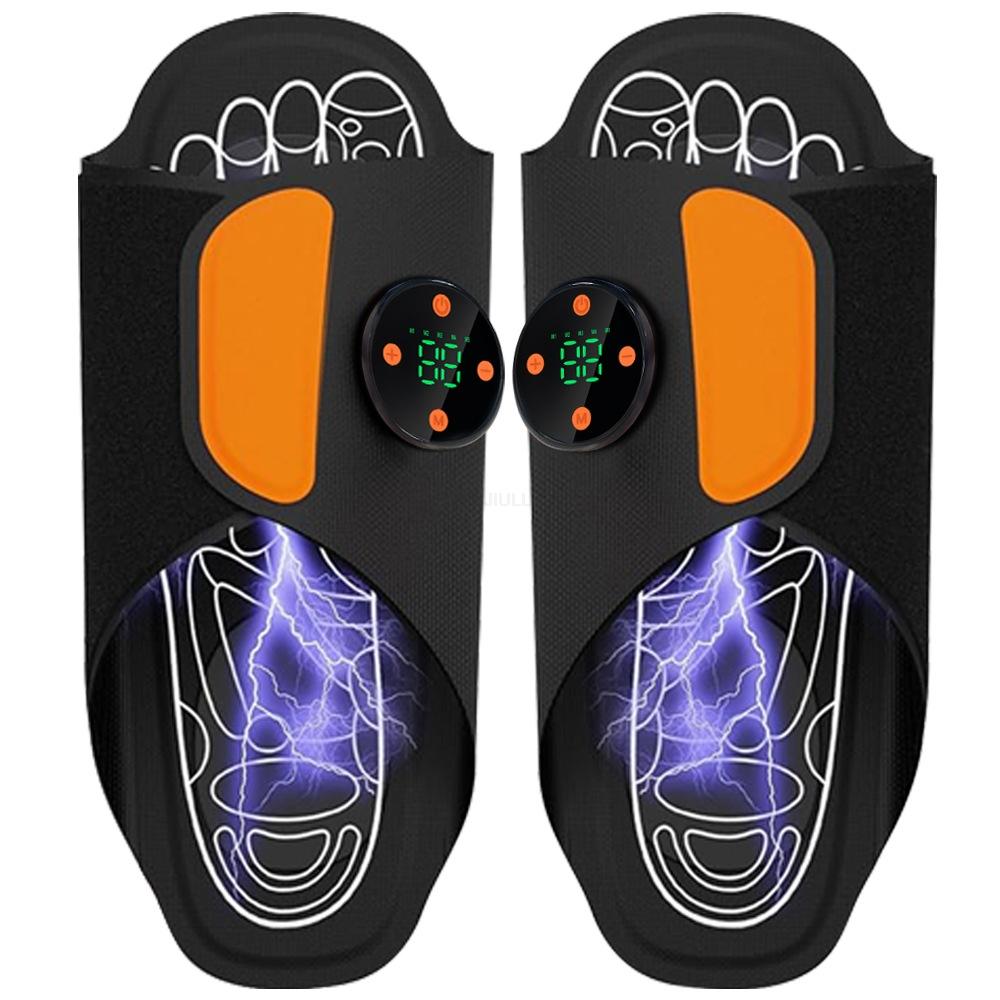 New EMS foot massage Rechargeable 8 Adjustable Models Electric Vibrating Foot Muscle Relaxation Massager Shoes