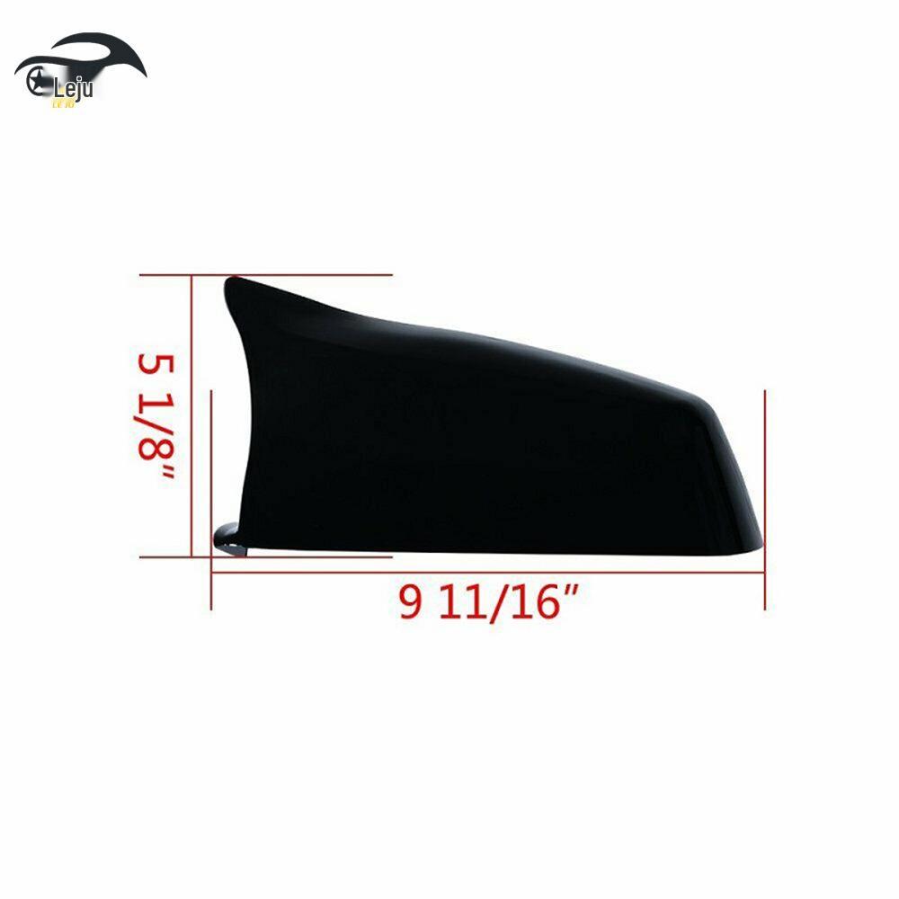 Gloss Black Rearview Mirror Shell for 2008-2013 BMW 5 Series E60/F10 - Decorative Horn Cover.
