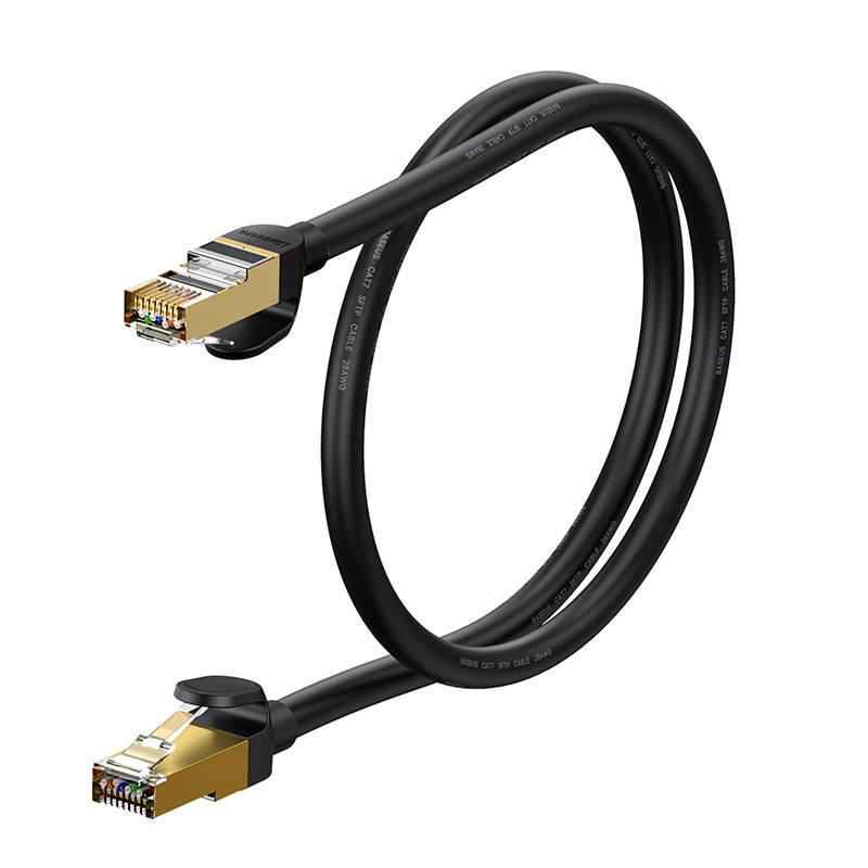 Kabel Sieciowy Baseus Ethernet Rj45, 10Gbps, 1M (Czarny)