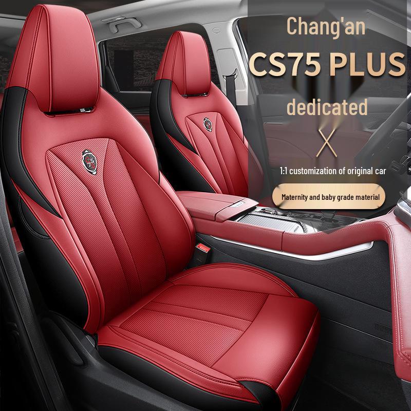 2021-2024 Changan CS75 PLUS Car Seat Covers, Full Coverage, Integrated Headrest