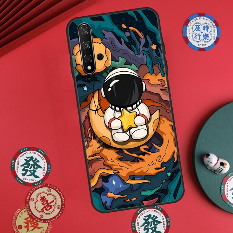 Star Astronaut Cute For Huawei Nova Y73 Y72 Y90 Y70 Y60 Y91 Y61 12s 12i 11i 8i 9 10 SE P40 Lite P60 P30 Pro Case