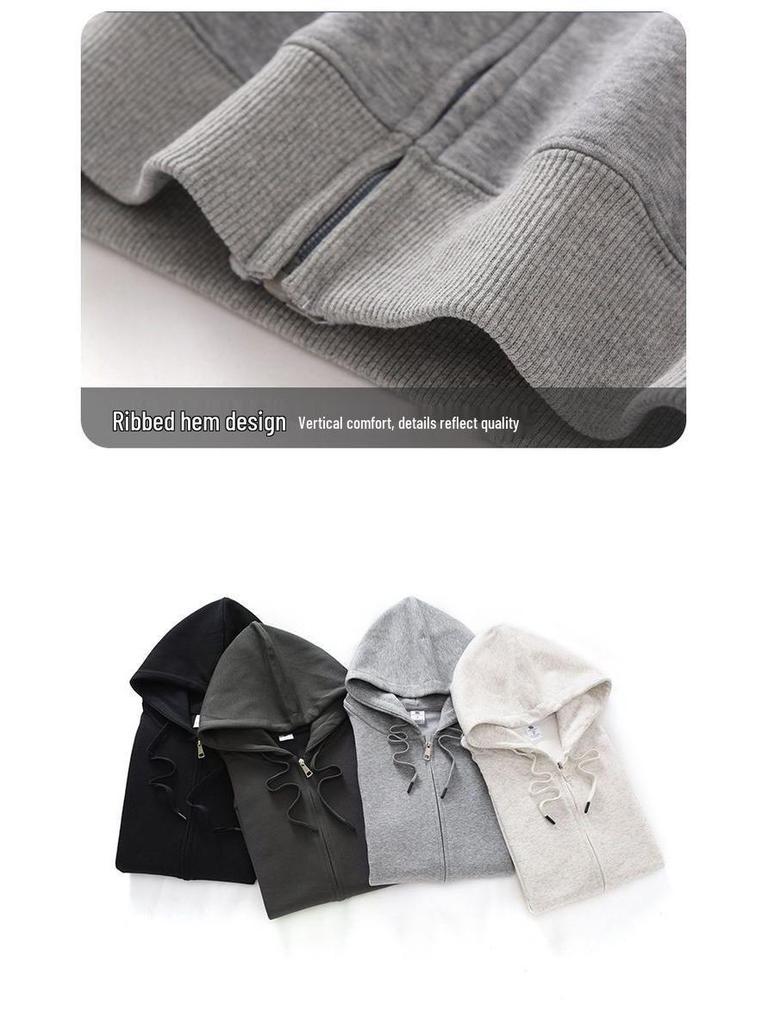 Unisex Cardigan Hoodie - Versatile Autumn Casual Jacket for Men and Women