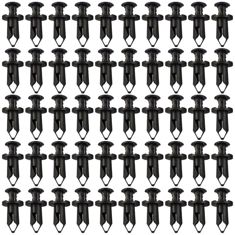 100pcs 8mm ATV Bumper Fastener Rivet Clips Car Retainer Fairing Body Trim Panel Screws Plug For Polaris Sportsman XP Rangers RZR