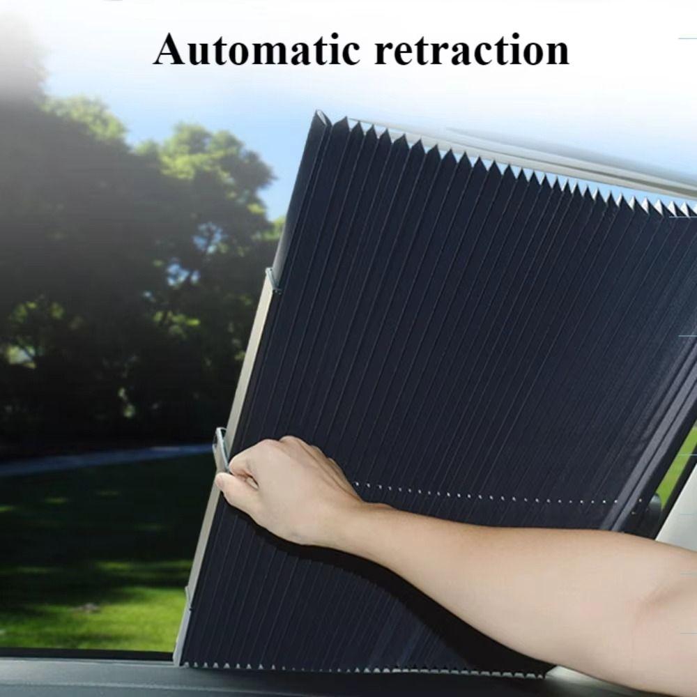 Retractable Set Car Sunshade Foldable Design Windshield Sun Shade Sun Visor Covers Rear Window