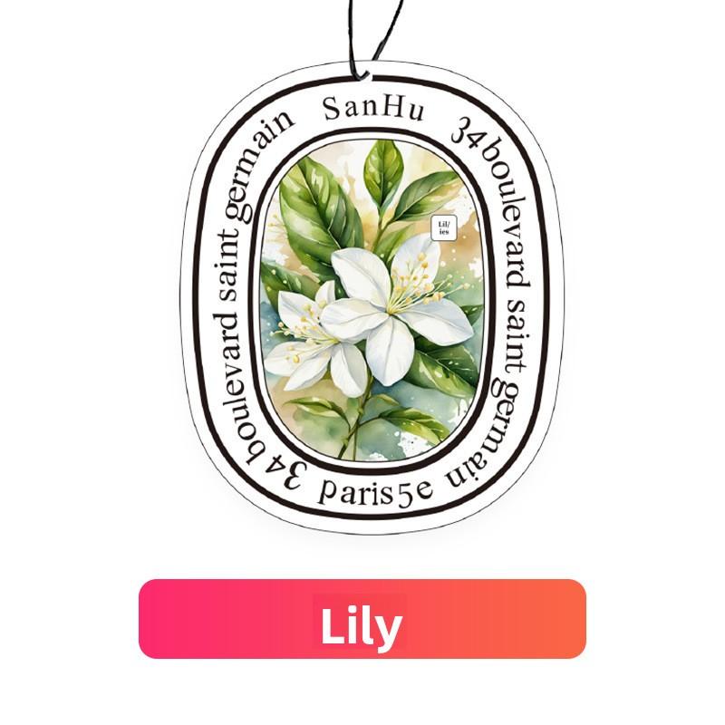 Car Aromatreatment Piece Car with Fresh and Durable Light Fragrance To The Smell of The Car Perfume Clothes Cabinet Aromatreatment Hanging