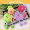 Vegetable Colorful Plush Keychain Accessories With Lovely Scream Expressions Aroma And