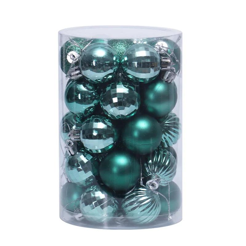 4CM Christmas Ball Box Set Available Lightweight Holiday Christmas Tree Ornament Decorations Christmas Decorations 34PCS/Box