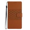 For Honor Magic7 Pro 5G Case Rhombus Leather Horizontal Flip Phone Cover