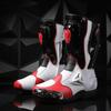 Professional Motorcycle Boots Men’s Knee-high Gear Shift Motorcycle Protective Boots Microfiber Leather Cycling Boots Size 39-47