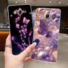 For Samsung Galaxy J2 Prime J2 Ace Grand Prime A5 2015 Case Flower Butterfly Phone Capa Soft Silicon Transparent TPU Jelly Cover