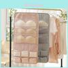 Cube Underwear Organizer With Sealing Closure For Bedroom Closet Storage