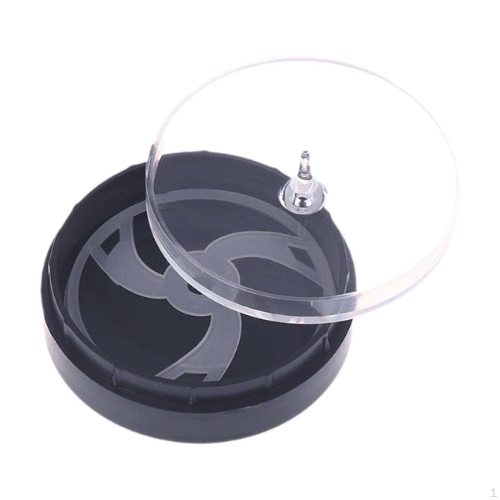 

Часы Поверхностный Ящик Для Хранения Женщин Мужчин Портативный Контейнер, Прозрачная Верхняя Крышка Компактный Органайзер 5.1cmx1.2cm