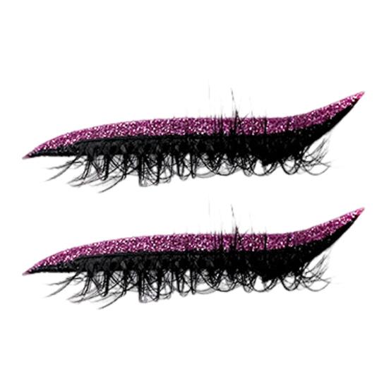 1 pár Líné oční stíny Náplast na řasy Vodotěsné Oční stíny Řasy Make-upové nálepky Opakovaně použitelné Nálepky na oční make-up s umělými řasami Stín