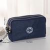 Portable Handheld Cell Phone Wallet, Triple Zipper Ladies Clutch Bag, Large Capacity Handheld Coin Purse