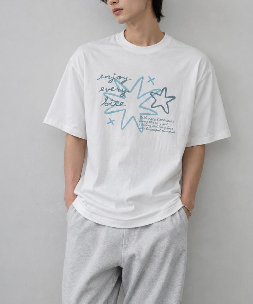 DOTON Sketch Star T-Shirts (Black)