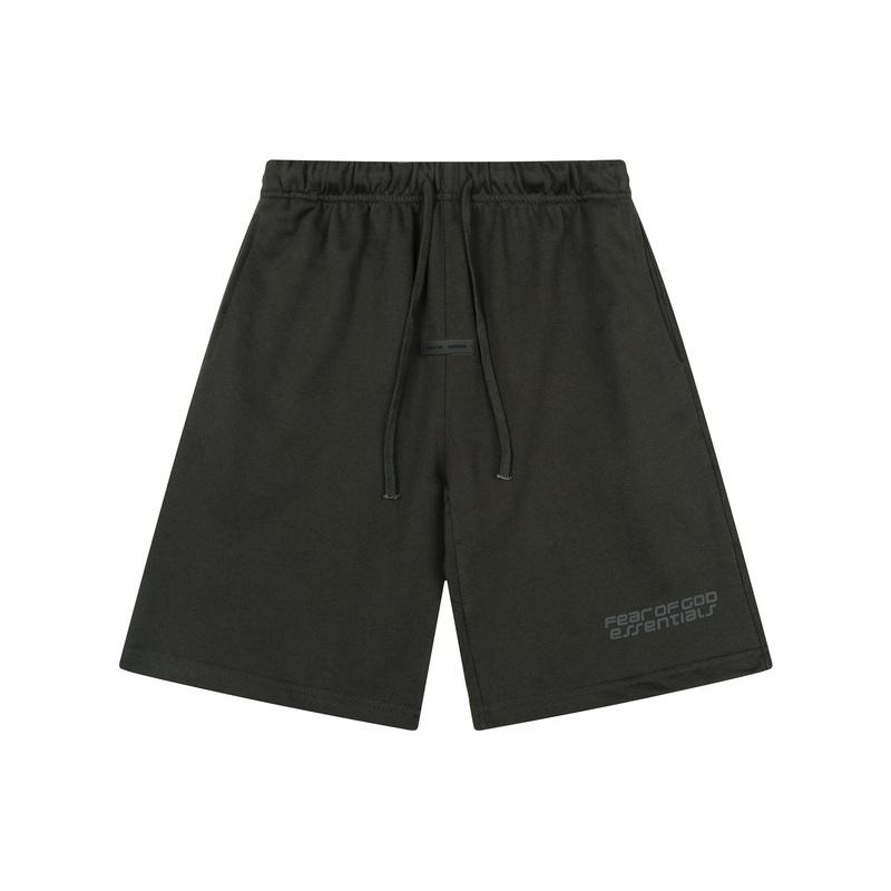 Fear Of God Essentials Herren Locker Übergröße Baumwolle Sportshorts Kordelzug Sommer Streetwear Knielang Jogginghose