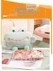 Electric Plush Cartoon Hand Warmer: Rechargeable, Removable, Washable, Double Hand Inserts, Dangling Leg Design.