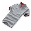Mens Fashion V Neck Short Sleeve Cotton Polyester Polo Shirt In Multiple Colors For Stylish Summer Wear