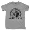 Camiseta de The Thing Puesto Avanzado 31 EE. UU.. Antártida Kurt Russell Películas DVD Blu Ray Camiseta