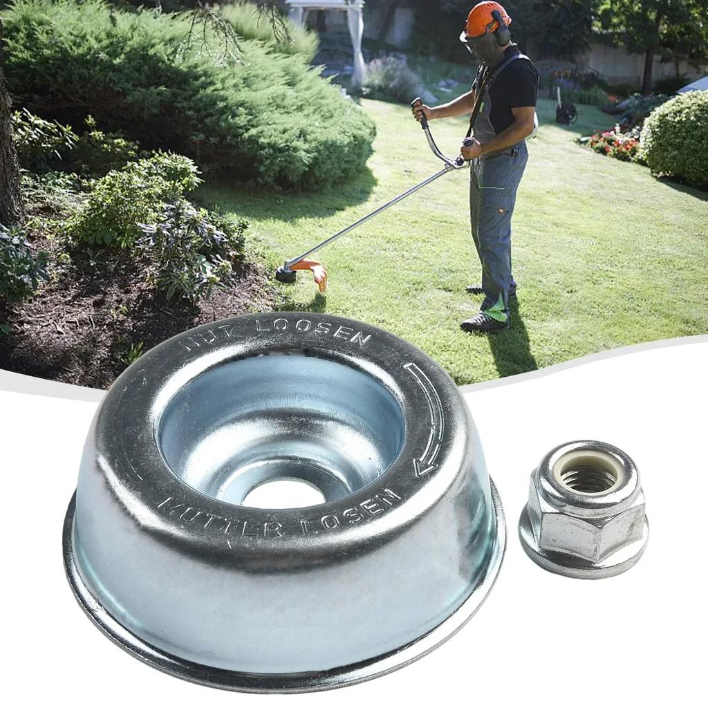 Langlebige Laufplattenkappe + Mutter für STIHL Motor Sense Brushcutter FS 36 40 44 85 90 120 KM Werkzeugteil-Set ersetzt