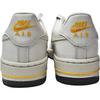 Nike Air Force 1 Low GS Light Bone Kinder Sneaker Creme Schwarz University-Gold DQ1102-001