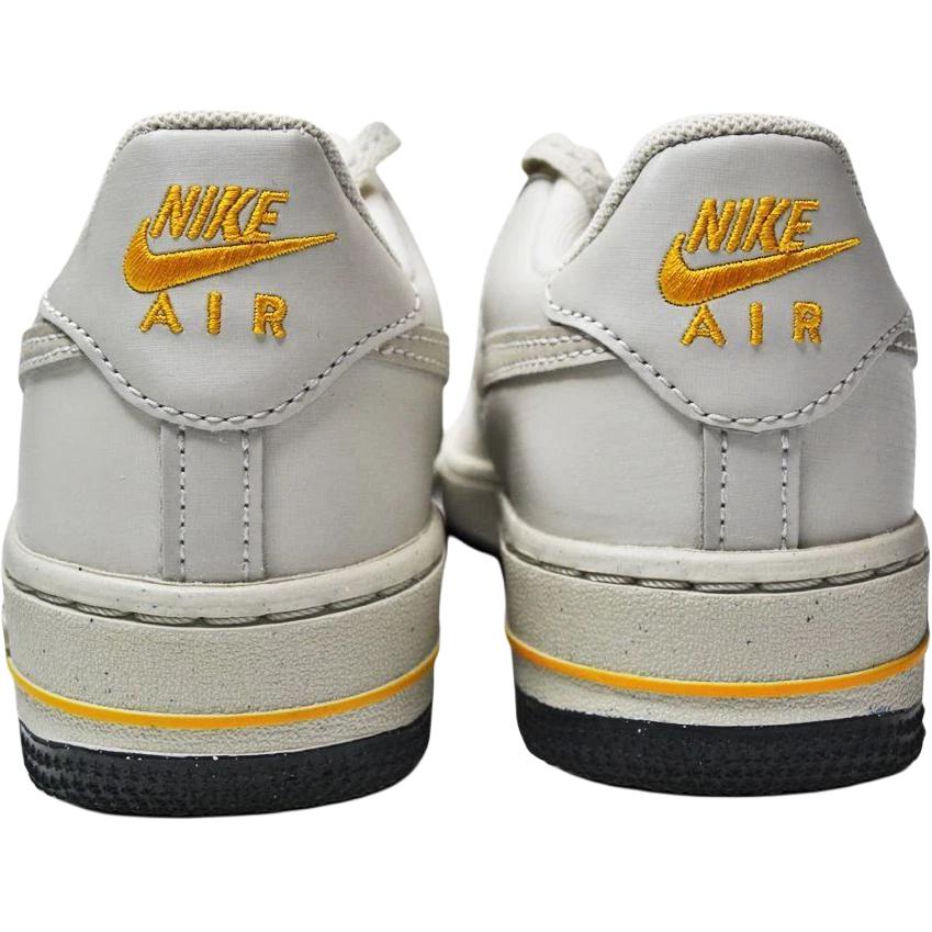 Nike Air Force 1 Low GS Light Bone Kinder Sneaker Creme Schwarz University-Gold DQ1102-001