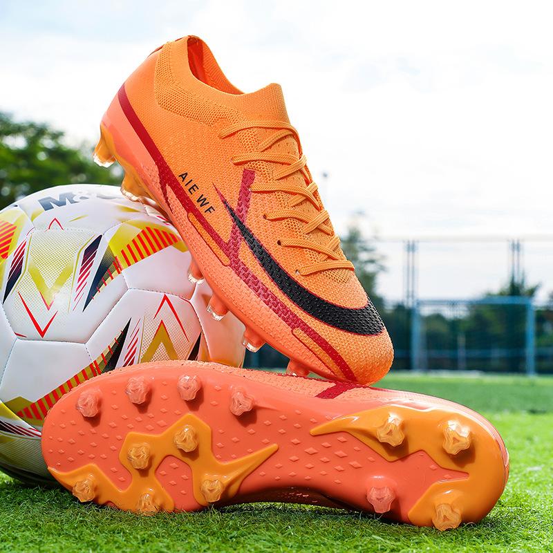 Soccer Shoes Assassin Male Female Youth Artificial Grass Game Training Sneakers Long Shattered Nails Adult Soccer Shoes