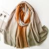 180*88cm Gradient color Gold Foil Wrap Scarfs for Women Fashion Hijab Shimmer Sparkle Womens Scarves Bling Bling Shawls Cotton Feeling Shawl Scarf
