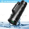40X60 Powerful Monocular Telescope Portable Binoculars Long Range Telescope Hunting Camping With Tripod Phone Clip