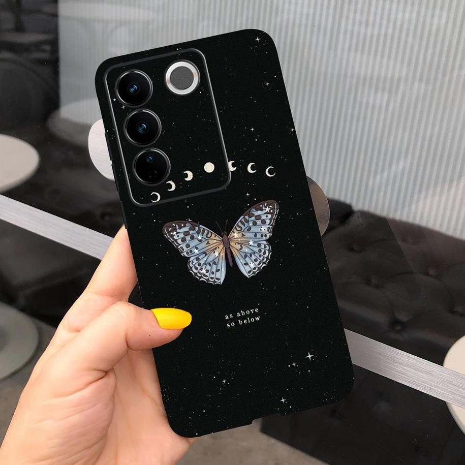 For Vivo V27 Pro Case Vivo V27e Back Cover Fashion Candy Color Painted Funda For Vivo V27 5G V 27e V27Pro V2237 V2230 Soft Shell