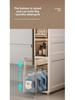 Ultra-Narrow Multi-Layer Crevice Storage Cabinet for Bathroom or Kitchen