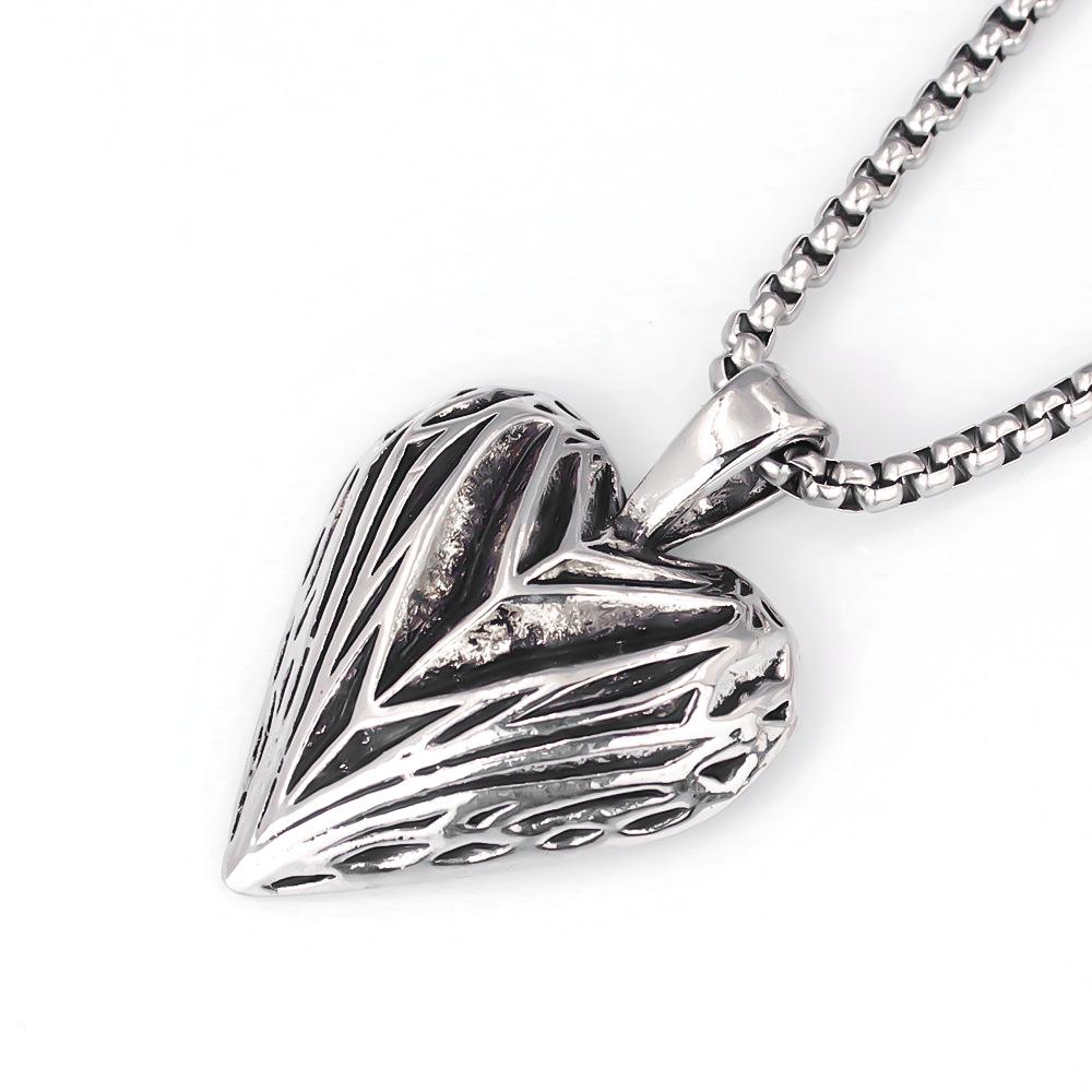 Náhrdelník s přívěskem ve tvaru zvířete - nerezový jelen pro Vánoce