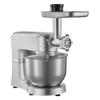 Küchenmaschine, 6 L Elektrische Küchenmaschine, 1500W Teigkneter, 6+P Geschwindigkeiten Kippkopf-Küchenmixer mit 1,5 L Mixbecher, Edelstahlschüssel, Knethaken,
