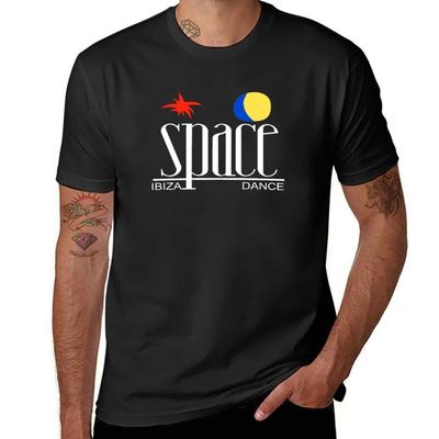 SPACE Ibiza Dance: MODEL 1 Classic Black Mythical Nightclub of La French Touch T-Shirt Blanks Summer Top Tshirts for Men