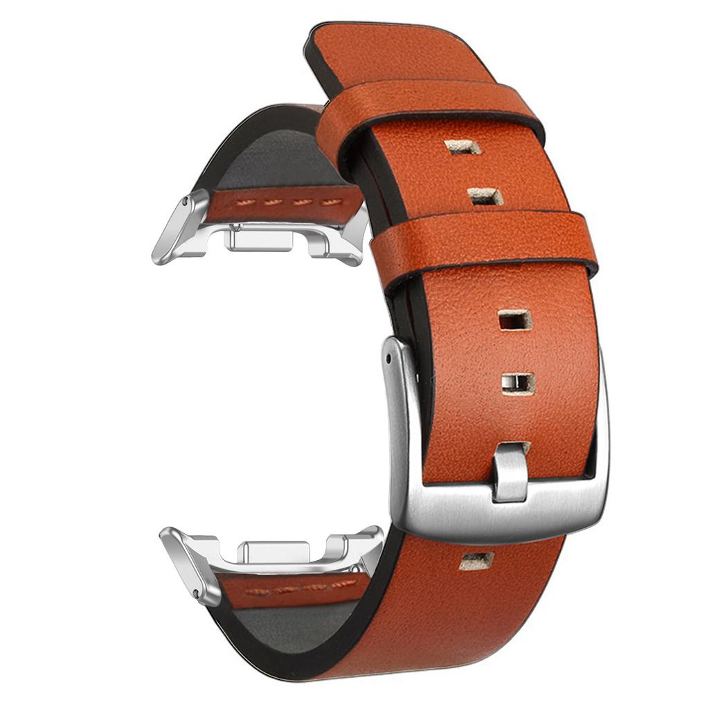 Leather Strap for Samsung Galaxy Watch 8 40 44mm/8 Classic /Ultra 2 Bracelet Belt No Gaps Quick Fit Watchband Wristband Straps