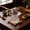 Japanese-Style Glass Tea Strainer Transparent Tea Distributor  Tea Ceremony