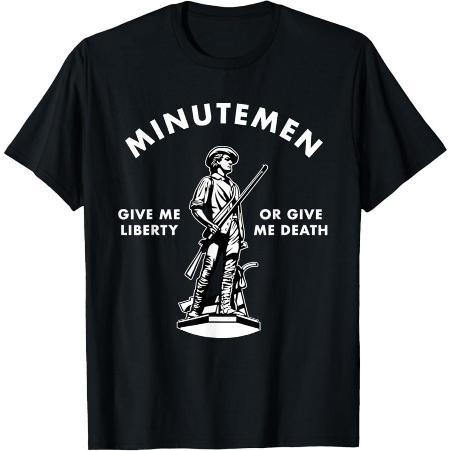Минитмены Дайте мне свободу или дайте мне смерть США 1776 Футболка XXXXXL чёрный