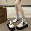 Internet Celebrity Niche Design Small Man Tall Female Mary Jane Shoes Small Fragrant Style Single Shoes Year College Style 