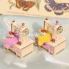 Caixa de Joias Mini Máquina de Costura Esmaltada, Miniatura Colecionável de Liga, Artesanato Único Presente Lembrança para Decoração de Casa