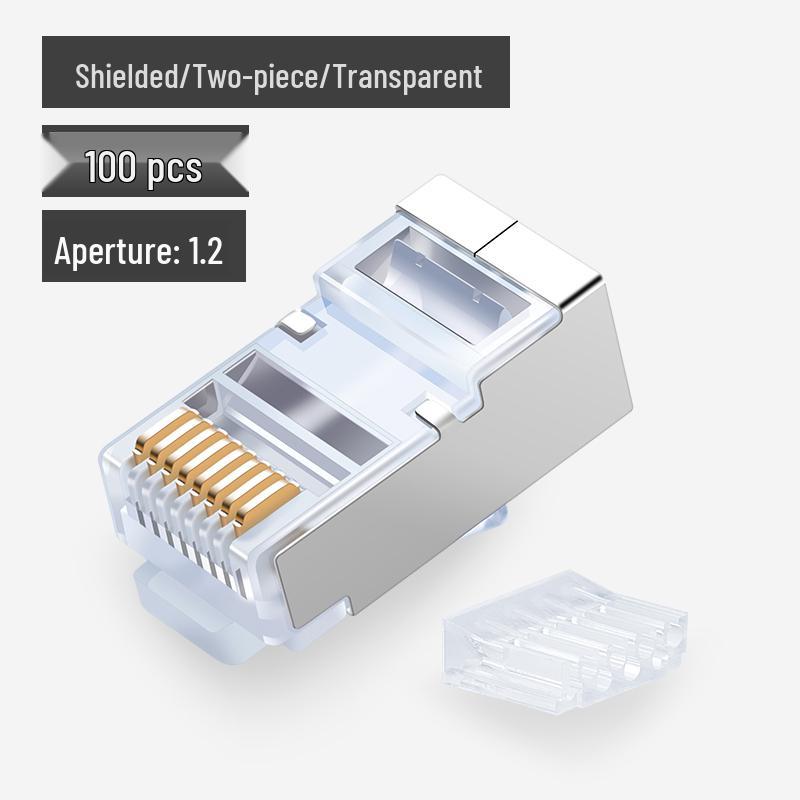 Cat 6A/5E Geschirmter RJ45 Gigabit-Netzwerkkabel-Stecker für Breitband und Telefon