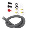 12pcs Rain Butt Diverter Kit with Adjustable Valve 1.25 Inch Hose Water Butt Connector Pipe Link Kit