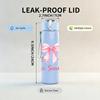 1PC She Seven Pink Bow Number Print 750ml Color Plastic Sports Water Bottle Leakproof Flip Straw Lid Suitable for Sports Office Home Use