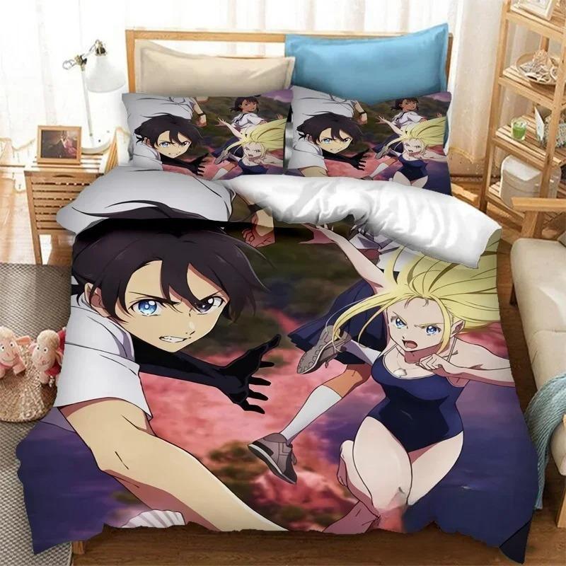 Fashion 3D Print Anime Summer Time Rendering  Bedding Set Duvet Covers Pillowcases Comforter Bedding Sets Bedclothes