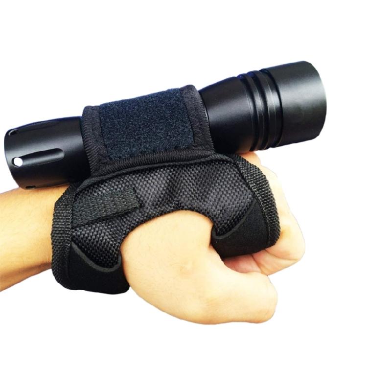 Diving Hand Mount Wrist Strap Wristband Hands-Free Diving LED Torch Light Holder