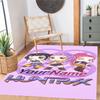 Demon Hunter Girls (2) Customize Your Name Rug, Office Chair Cushion, Home Bedroom Living Room Gift.