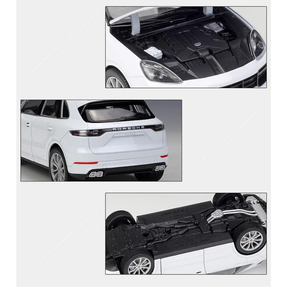 Welly 1/24 Porsche Cayenne Turbo SUV Alloy Car Model Diecast Metal Off-road Vehicles Car Model High Simulation Children Toy Gift