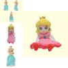 Super Mario Prinzessin Plüschpuppe Rosa Gelb Blau 25cm Weicher Kurzer Plüsch Maßgefertigt