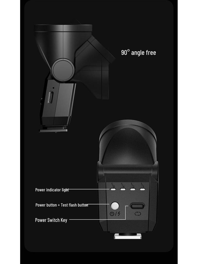 Fengbiao Mini Flash for Mirrorless & SLR Cameras – Portable On-Camera Portrait & Outdoor Fill Light with Hot Shoe Compatibility